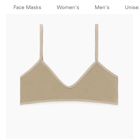Los Angeles apparel beige bralette - Picture 1 of 4